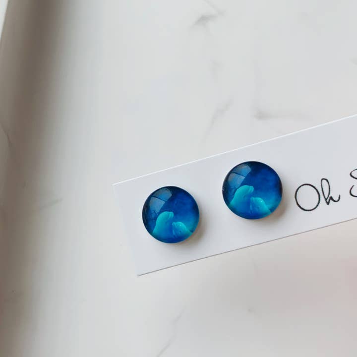 Beluga Whale Stud örhängen för wholesale av Oh So Lovely