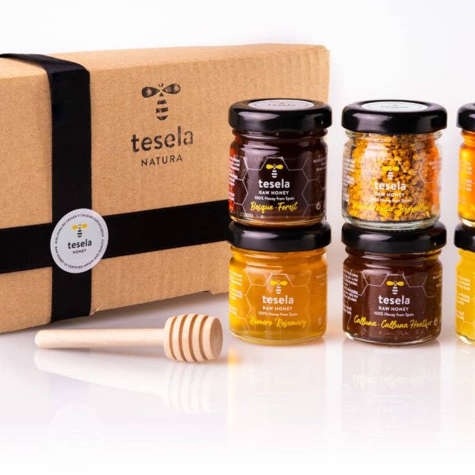TESELA NATURA, S.L. - Venta al por mayor Miel - TESELA Pack Regalo Miel Cruda y Polen de Abeja 0