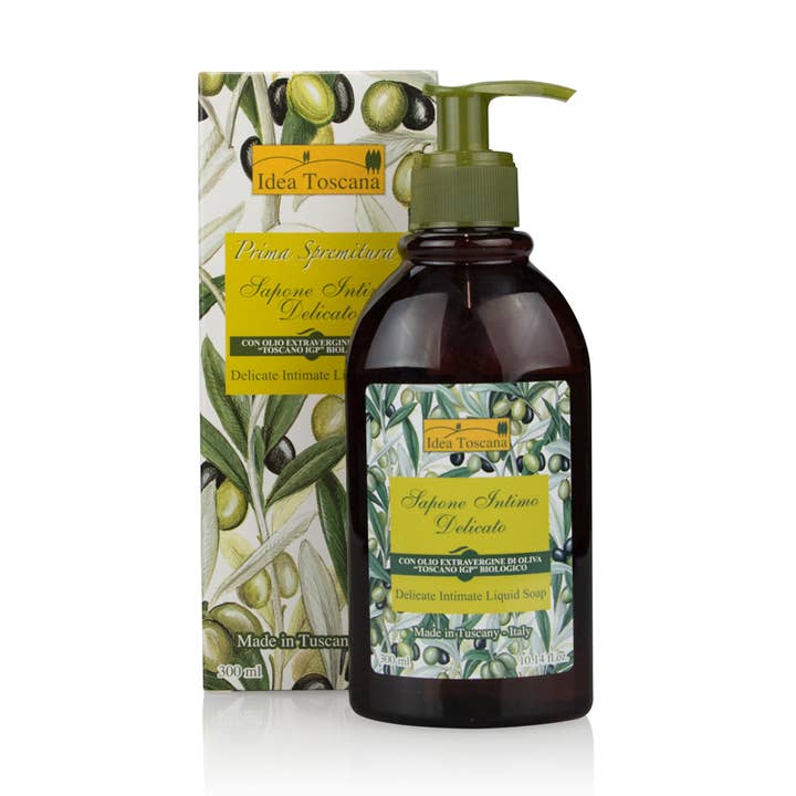 Prima Spremitura Olive Intimate Hygiene Soap 300ml for wholesale by Idea Toscana / Prima Spremitura by Granducati USA