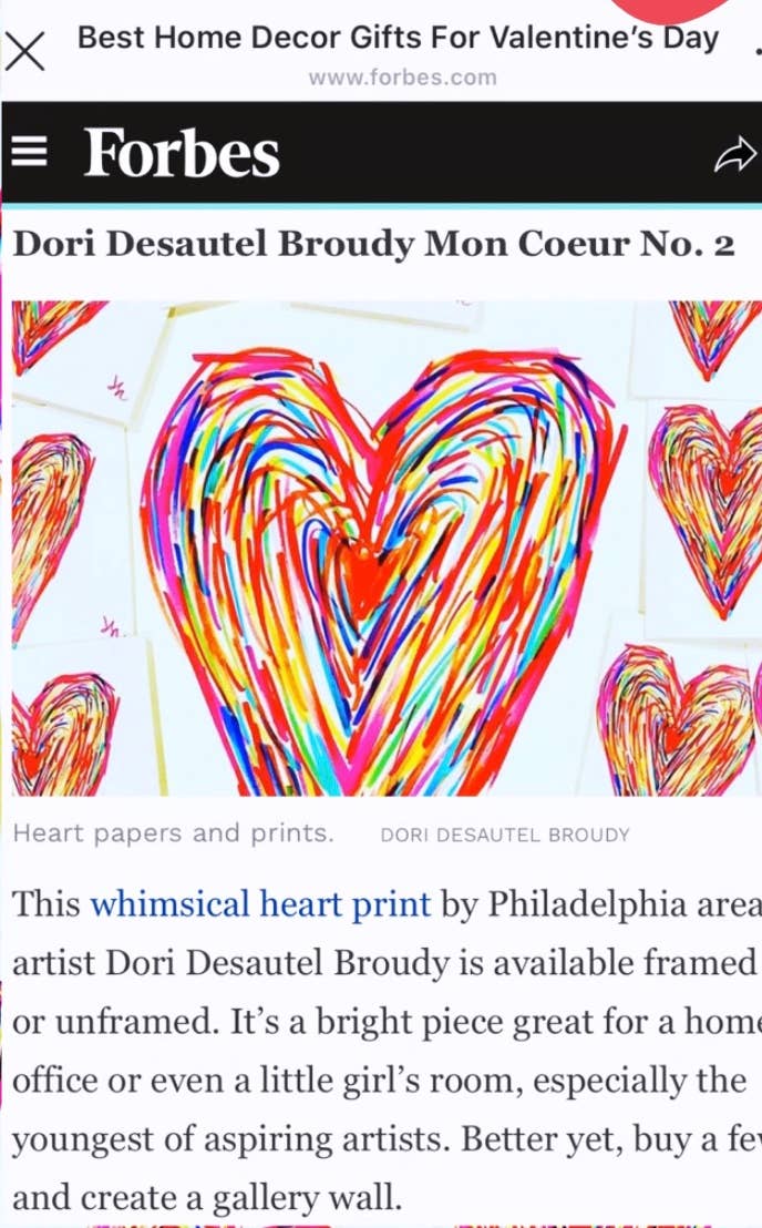 Gallery of Good® - Wholesale Love Card - "Mon Coeur No. 2" Fine Paper Card w/envelope2