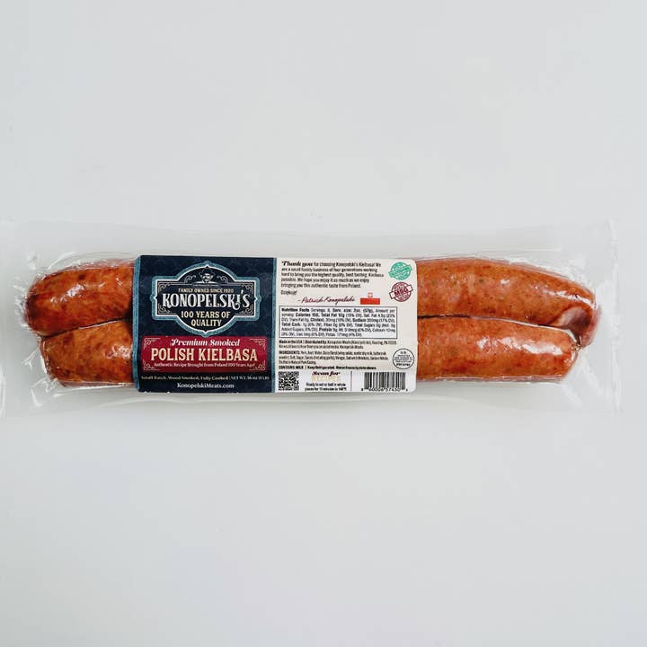 Konopelski Meats Kielbasa- Rope Style 16 - 1 LB Packs and other Purchase Wholesale smoked bacon. Free Returns & Net 60 Terms on Faire trending on Faire.