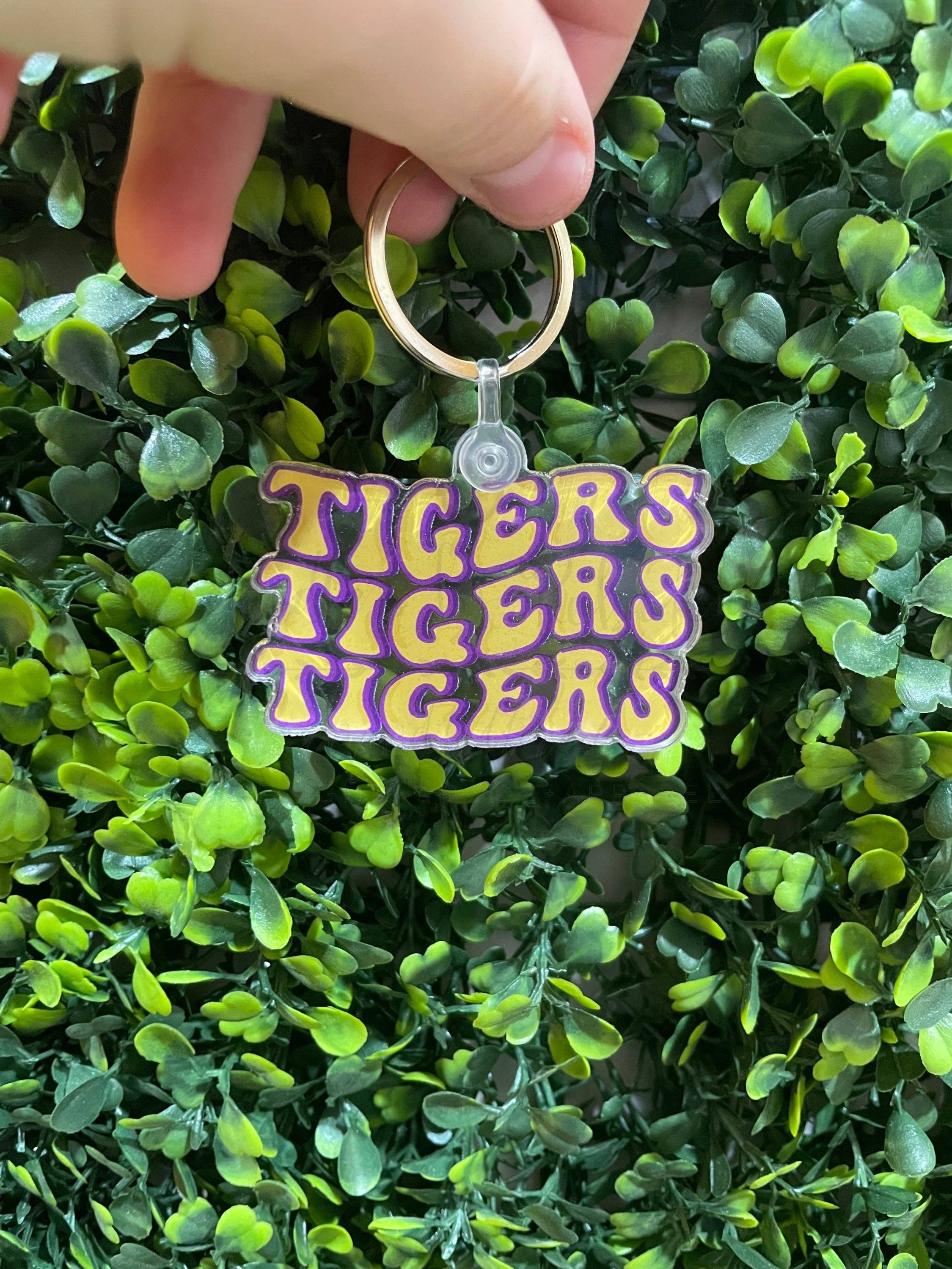 Doodles By Rebekah - Wholesale Keychain – Women's - Tigers Tigers Tigers Keychain