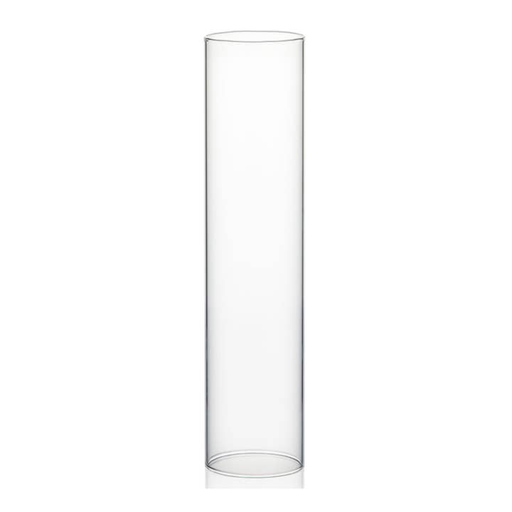 WGV International - Wholesale Candle Holder - WGV Clear Hurricane Candle Shade Chimney Tube- 4" x 18"H