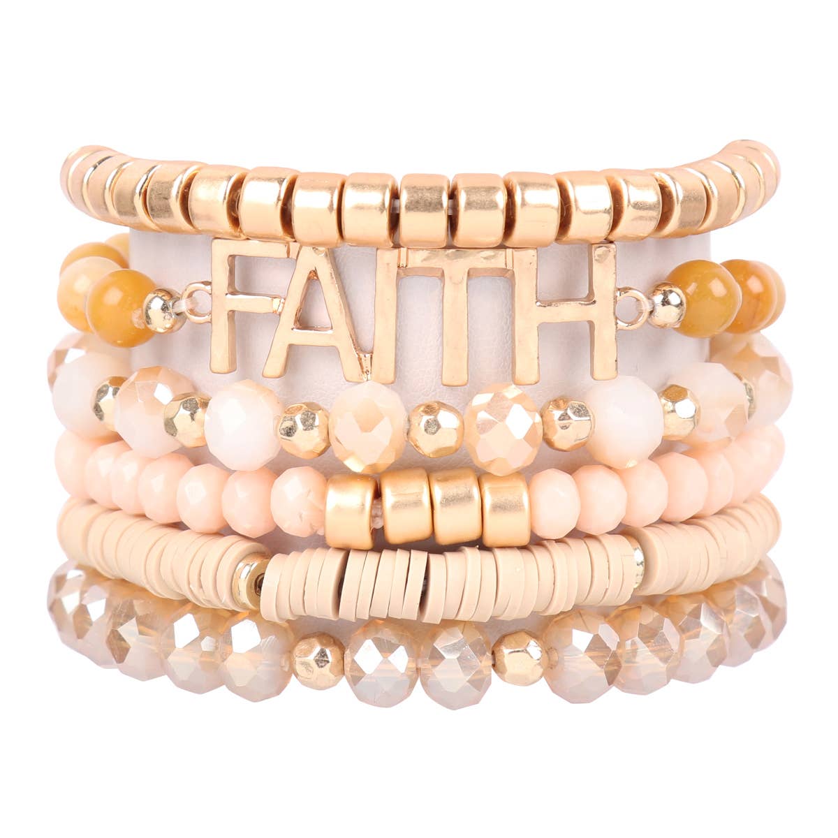 MYS Wholesale Inc - Vente Bracelets à breloques/pendentifs - Bracelet à breloques « Faith » en perles mélangées11