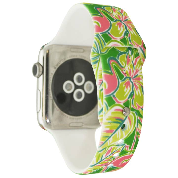 Time World USA - Wholesale Watch Band/Strap - Unisex - Flamingo Printed Silicone Apple Watch Bands3