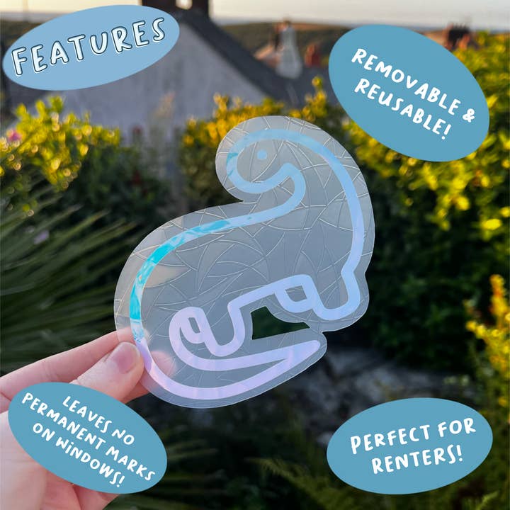 Poppodopolis – wholesale Suncatcher – Monty the Diplodocus Suncatcher1