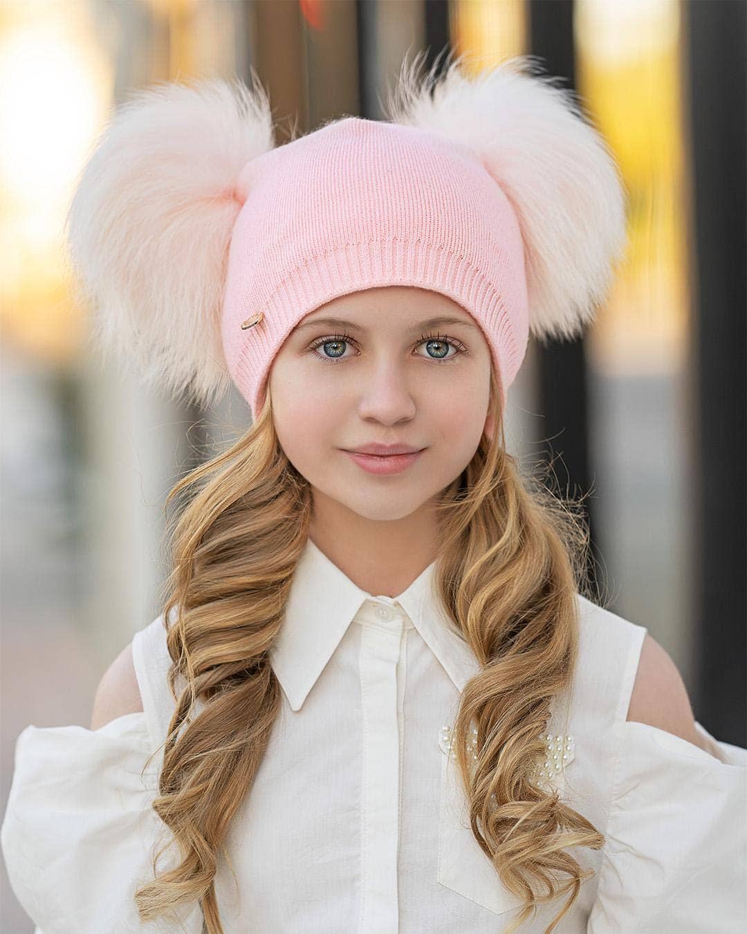 Petite Maison Kids – wholesale Beanie – Kids – Nikita Double Pom Angora Hat18