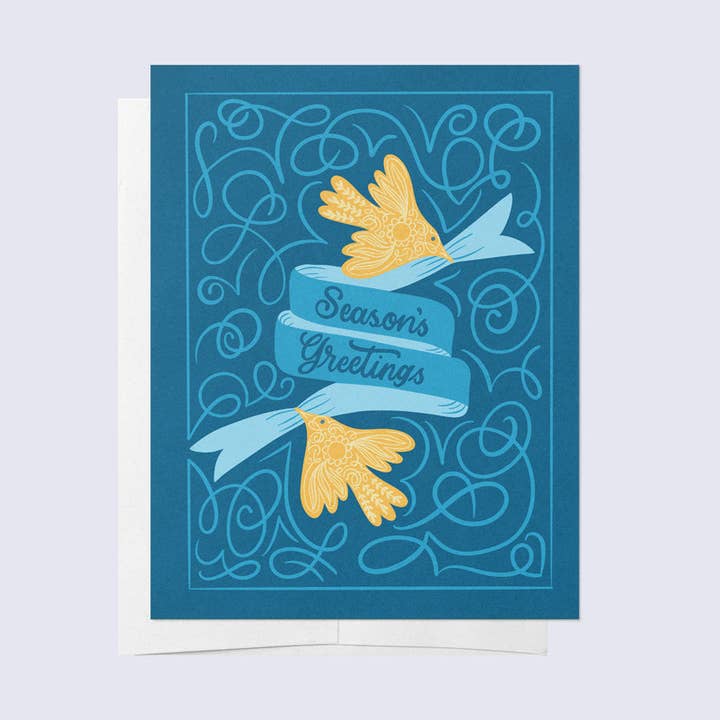 Biglietto d'auguri della stagione per la vendita all'ingrosso da parte di Palindrome Art