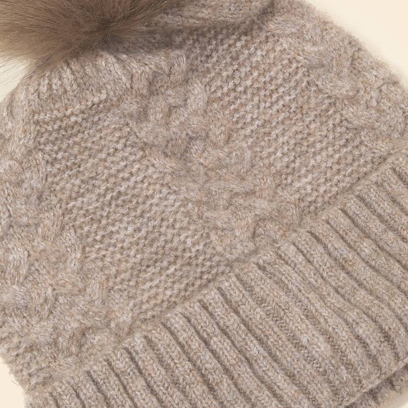 Anarchy Street - Wholesale Beanie - Women's - Crochet Knit Pompom Beanie6