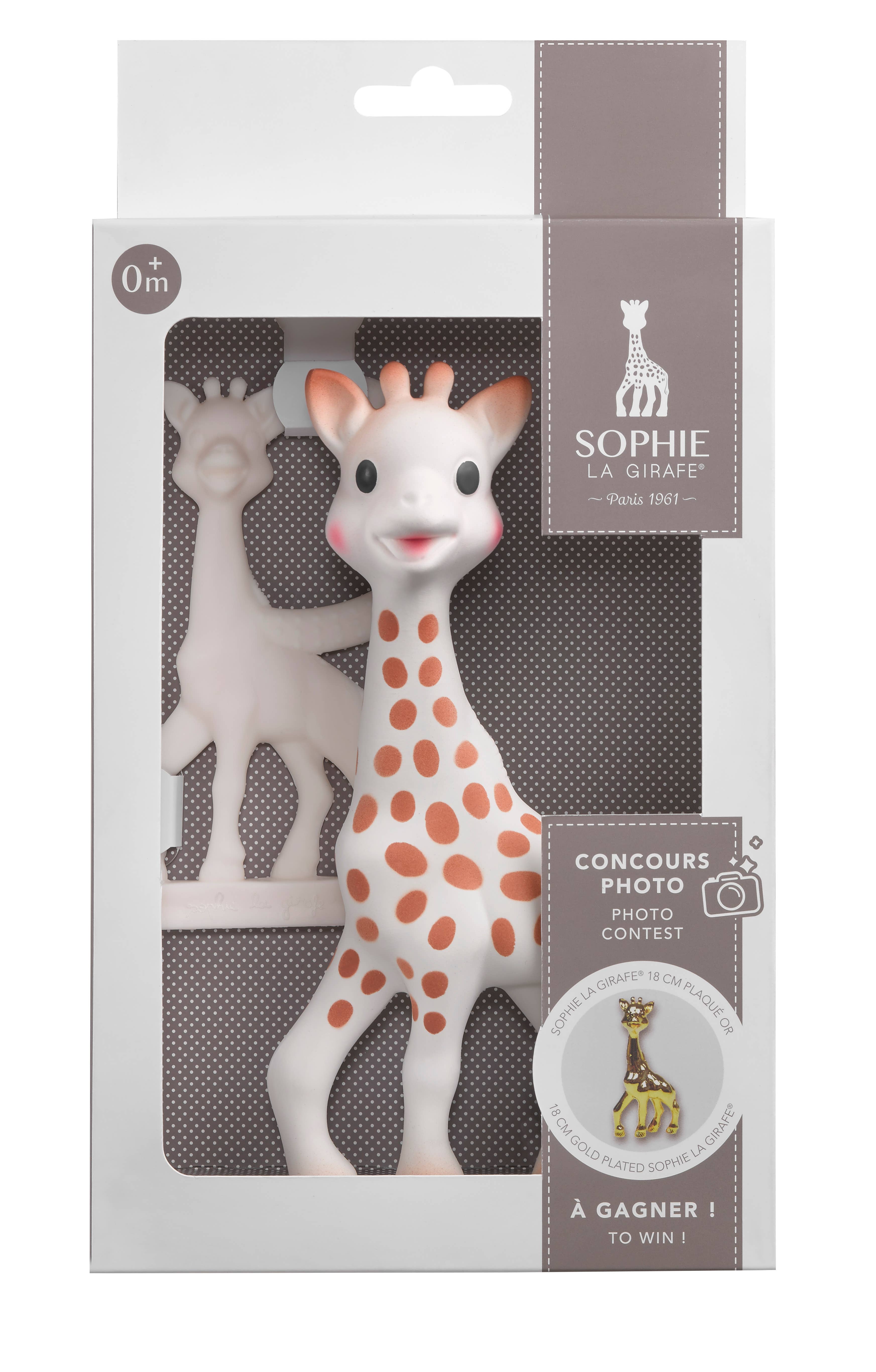 Sophie la Girafe by Calisson Toys. - Vente Anneau de dentition sans clip – bébé - Coffret cadeau Sophie La Girafe Award + Teether2