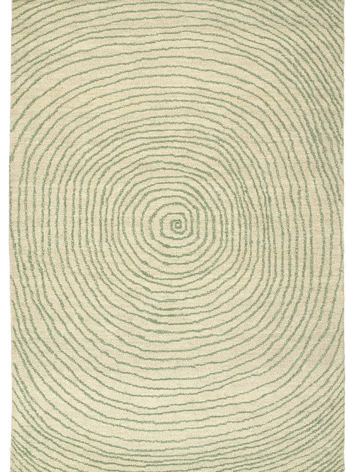 Tapete Retangular Textura Collection Verde 5'x7'9" por atacado de contempo fashion