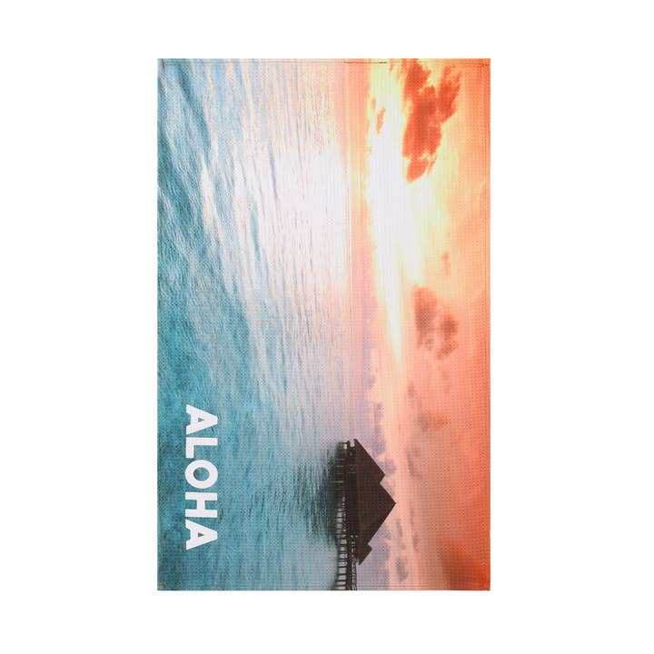 Torchon Flaming Sunset pour la vente par RHB HAWAII