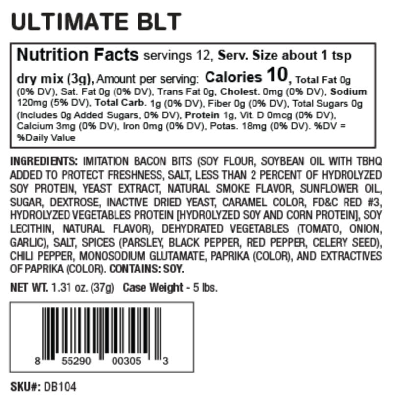 molly&you® - Wholesale Dip - Ultimate BLT Dip Mix4