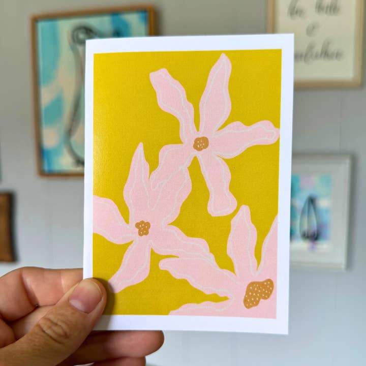 Sierra Rehrer Designs – Cartão de saudação diária por atacado – Cartão Boho Flowers 0