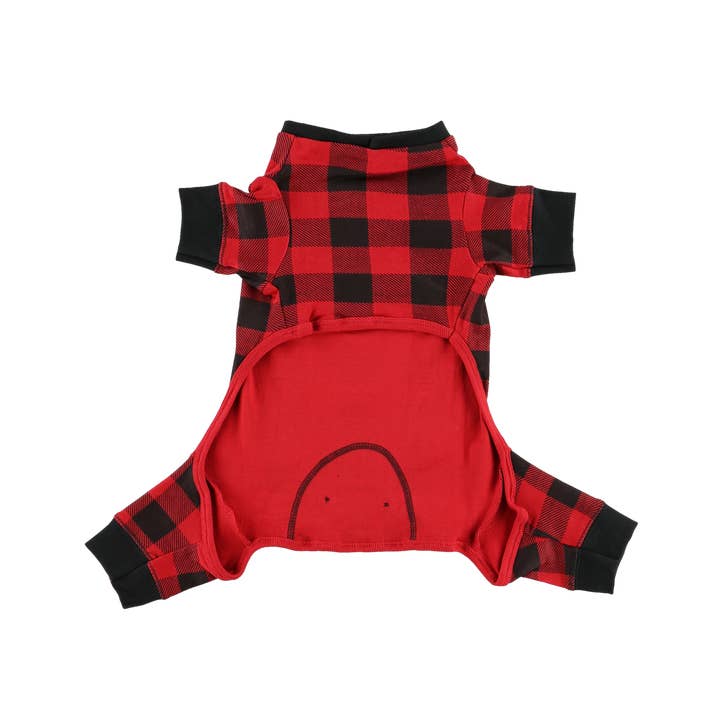 Lazy One - Wholesale Pet Costume - Dog - Plaid Bear Cheeks Dog Flapjacks1
