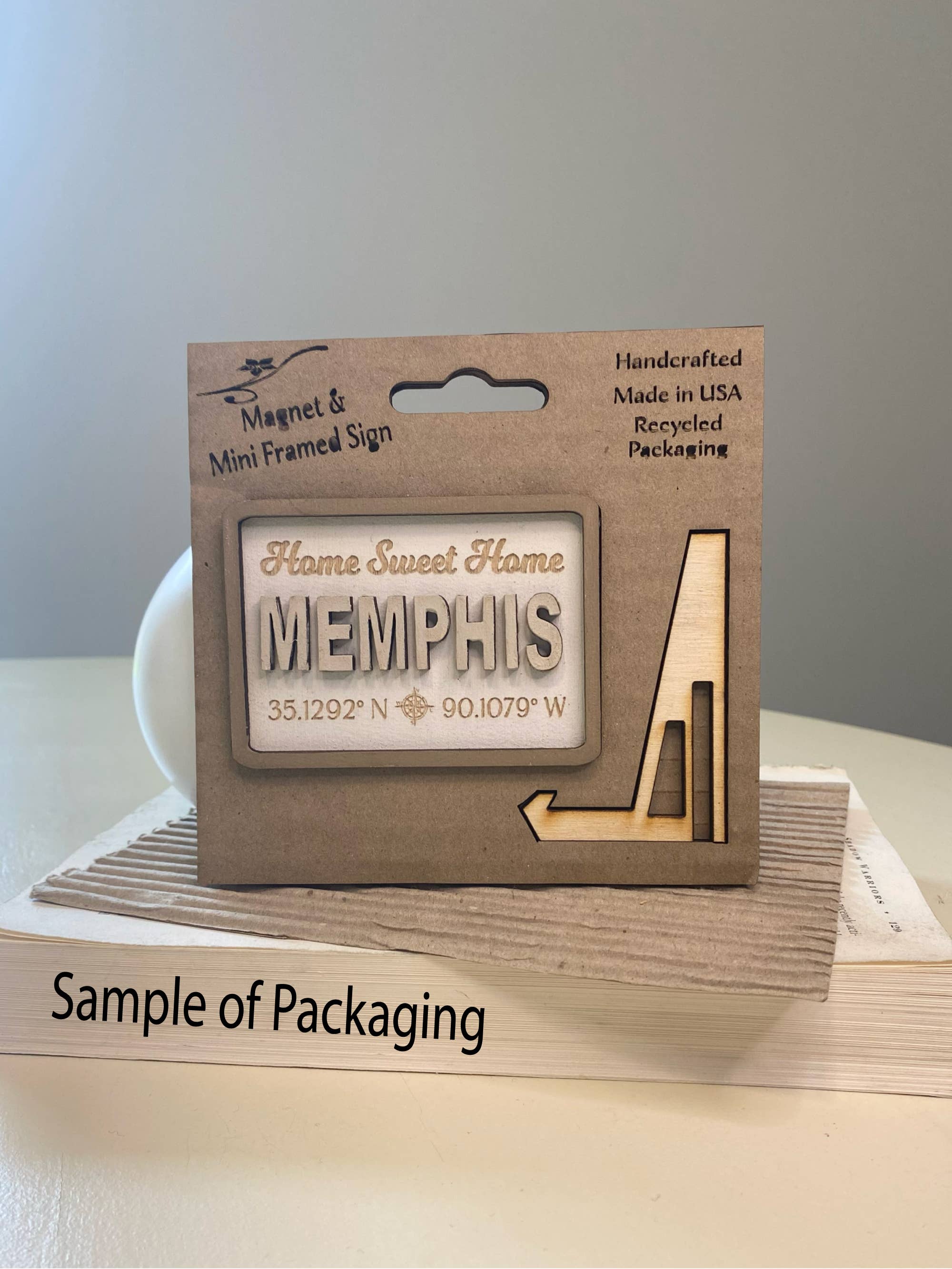 Pine Designs - Wholesale Magnet - Jehovah Nissi Magnet, Lord my Banner, Hebrew, Mini Sign9