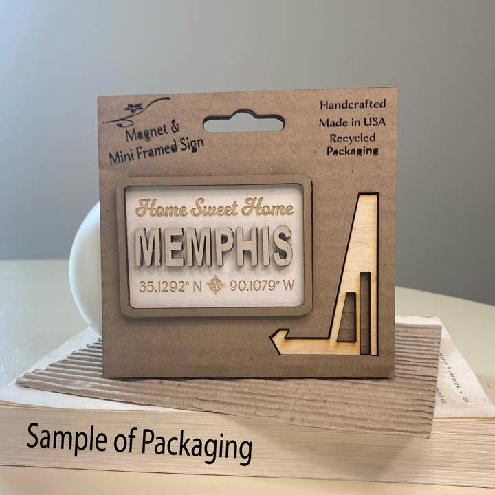 Pine Designs - Wholesale Magnet - Jehovah Nissi Magnet, Lord my Banner, Hebrew, Mini Sign9