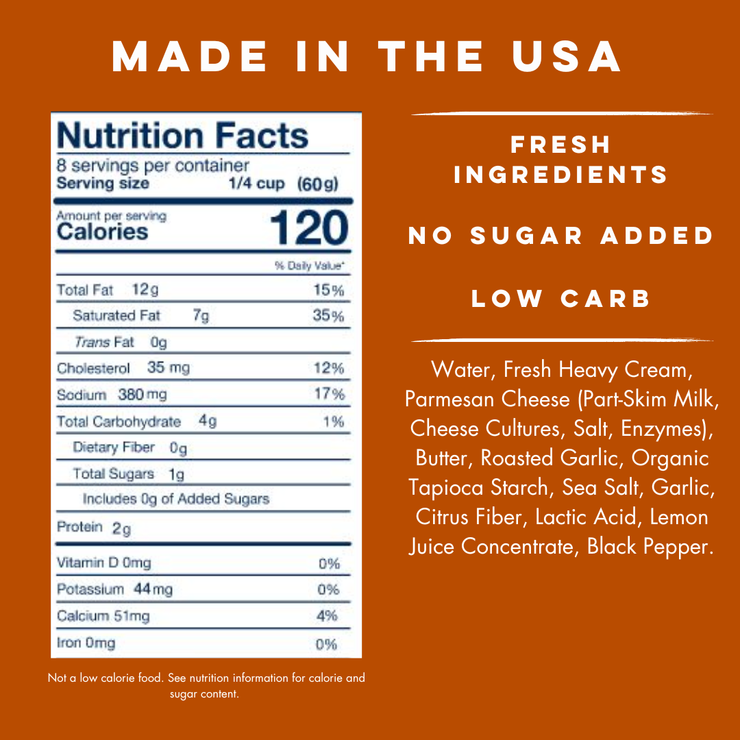 Yo Mama's Foods - Wholesale Sauce - Roasted Garlic Alfredo2