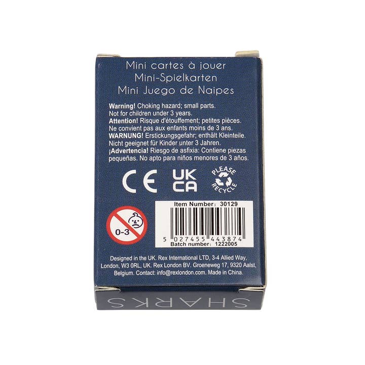 Rex B2B - Europe - Wholesale Playing Cards - Mini playing cards - Sharks3