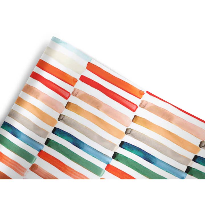 The Paper Curator - Wholesale Flat Wrap - Staggered Stripe Wrap1
