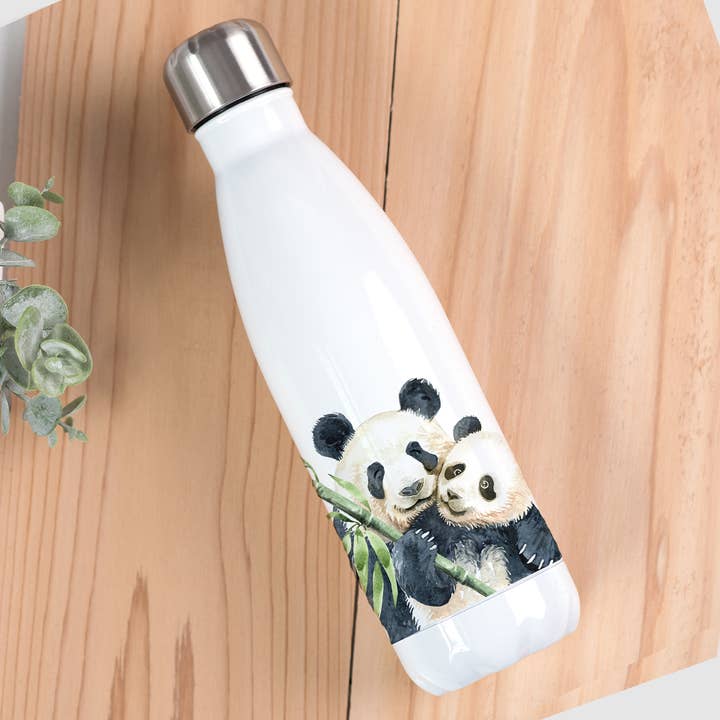 Panda Drinks Bottle for wholesale by DoodlecardsBoutique