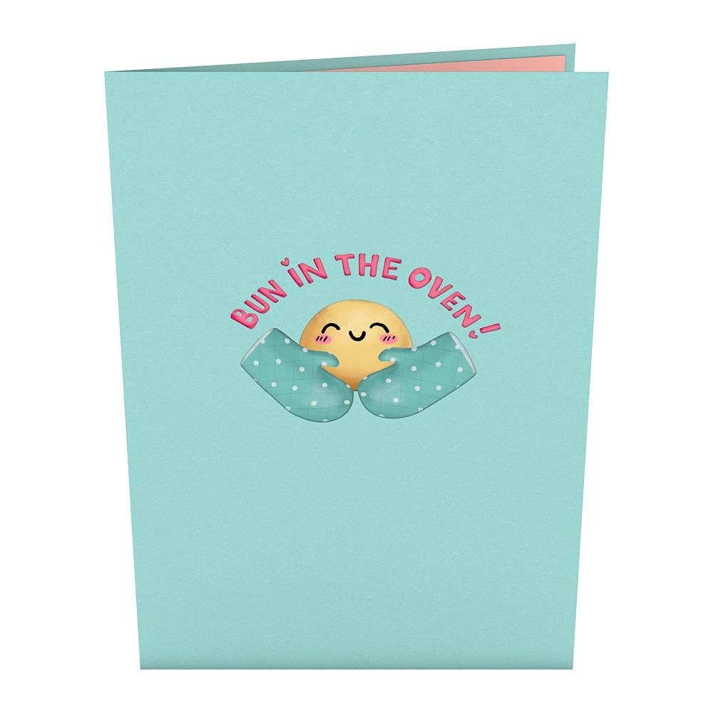 Lovepop Cards - Wholesale Baby Card - Bun in the Oven Card, 5x7" Pop-Up Cards3