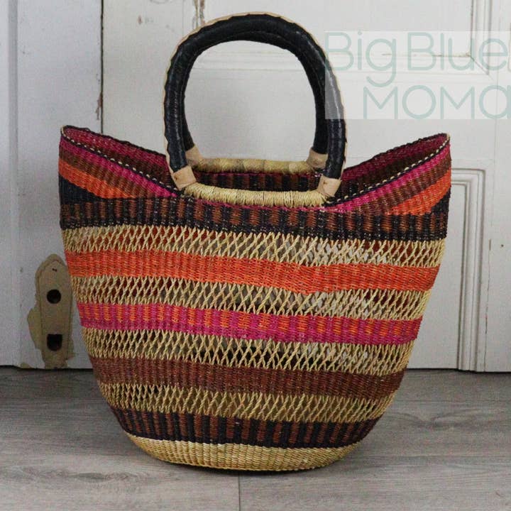 Big Blue Moma - Wholesale Grocery/Shopping Bag - U Shopper Large - Traditional Palette50