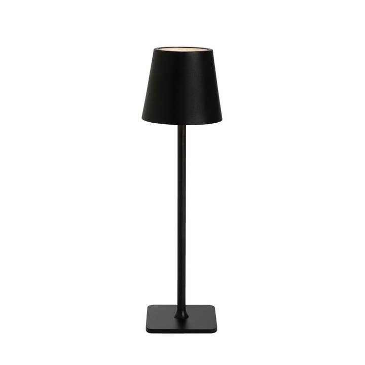 Black wireless LED lamp for wholesale by Andrea House