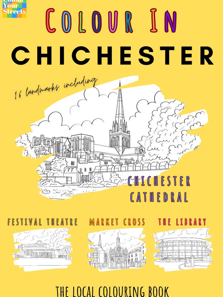 Chichester Colouring Book (A4) for wholesale by Colour Your Streets