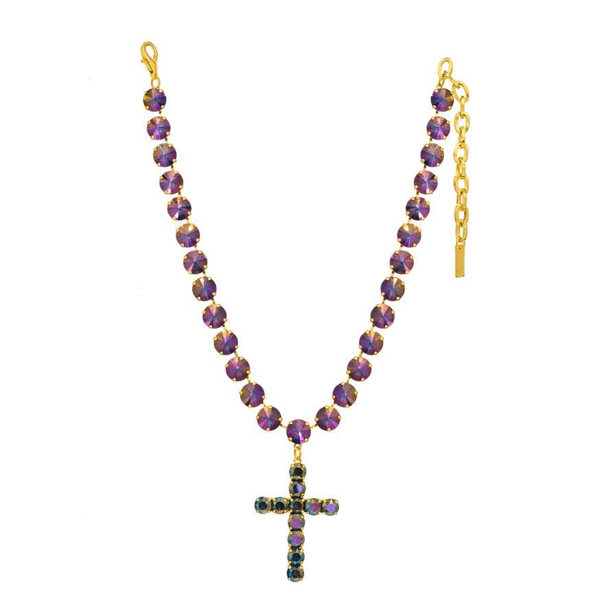 TOVA - Wholesale Pendant/Charm Necklace - Donatella Necklace in Denim Starlight0