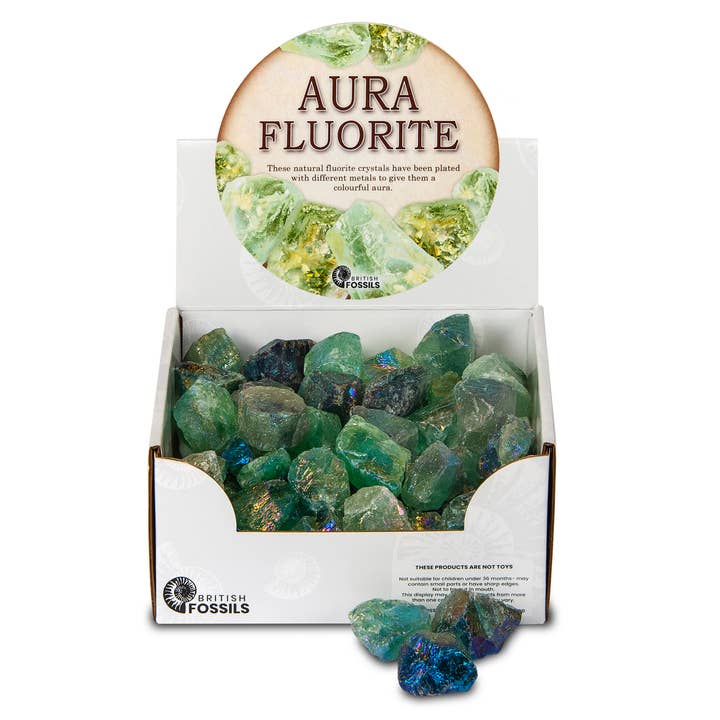 Aura Fluorite for wholesale by British Fossils