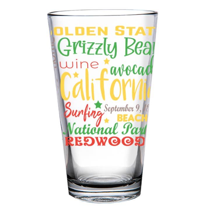 CALIFÓRNIA PALAVRA COR COLORIDA por atacado de 1 Brilliant Gift