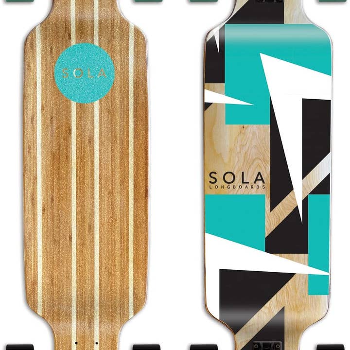 Yocaher Skateboards – Großhandel Skateboard – SOLA Bamboo Complete Longboard 36-38 Zoll - Future