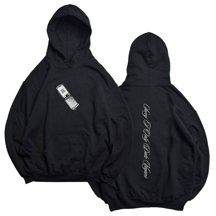 Sorry I Only Date Vegans - Black Hoodie for wholesale by Plant Faced Clothing