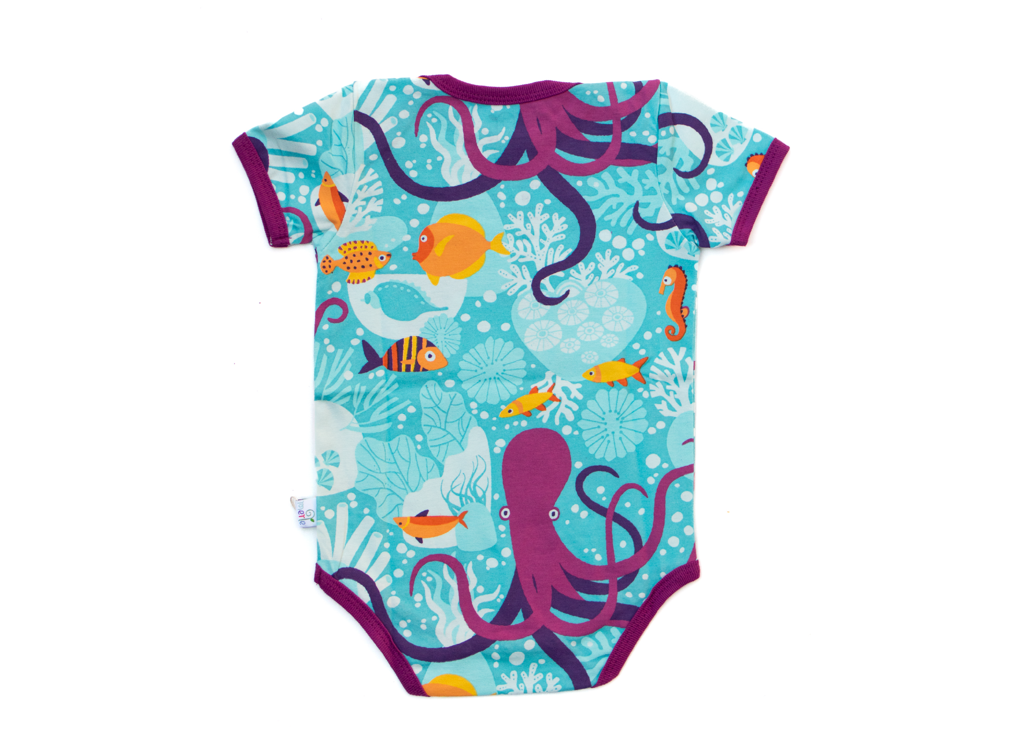 Merle Kids - Wholesale Bodysuit (Non-Footed) - Baby - Organic Baby Onesies - Under the Sea1