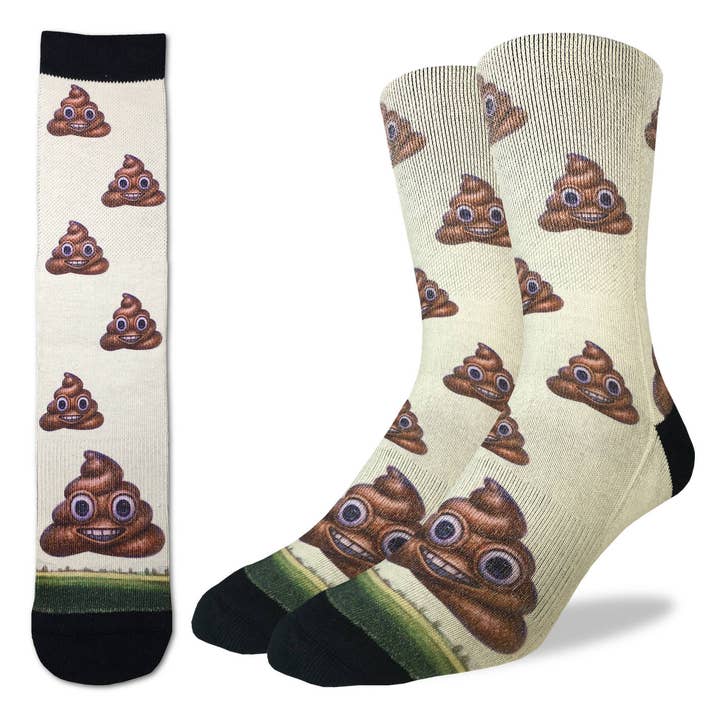 Good Luck Sock - Wholesale Socks - Men's - Men's Piles of Poop Socks