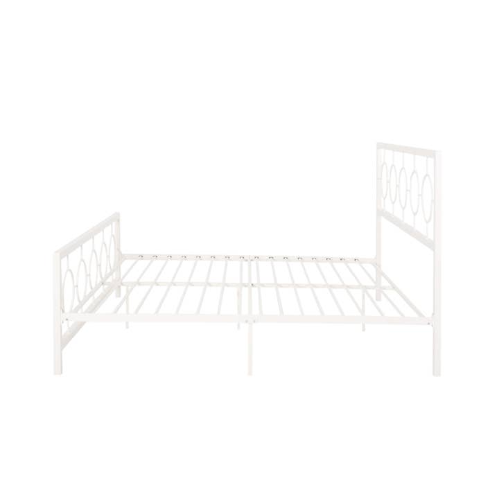 39F Inc. - Wholesale Bedroom Furniture - King size Classical Metal Bed Frame with Circular -Canada6