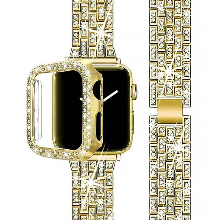 Rhinestone Belt Store - Wholesale Watch Band/Strap - Women's - Metal Rhinestone Apple Watch Band
