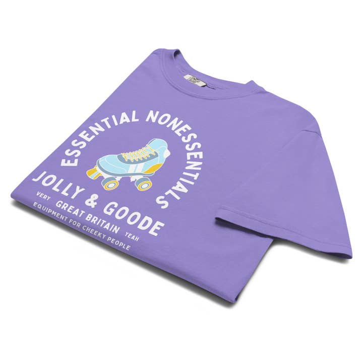 Jolly & Goode - Wholesale Screen Printed T-Shirt - Unisex - Essential Nonessentials Roller Skate Tee9