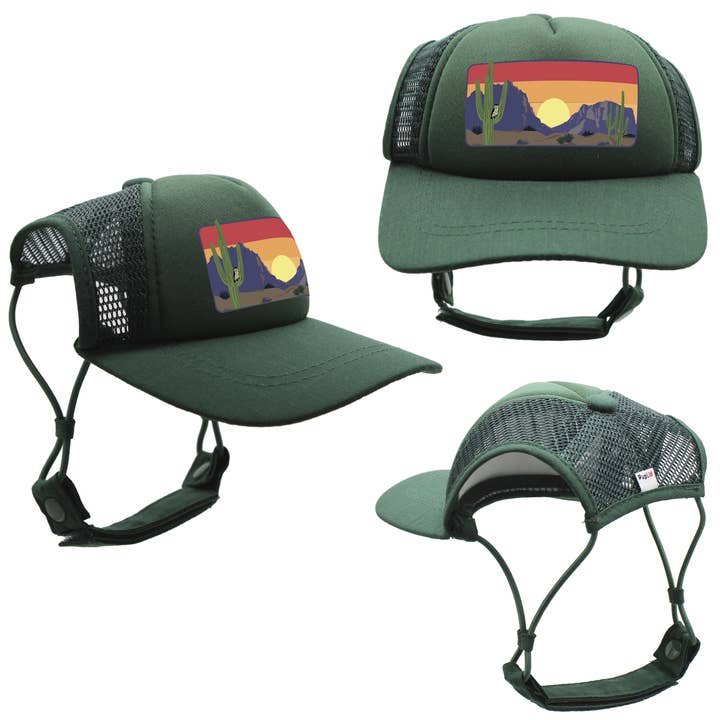 PupLid - Wholesale Pet Hat - Dog - Desert Owl Standard or Namedrop | Trucker Hat for Dogs44