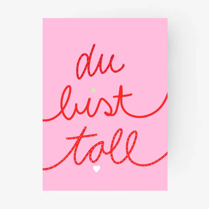 Postal « You are awesome » para venta al por mayor de Ute Arnold / Hej.Ibiza