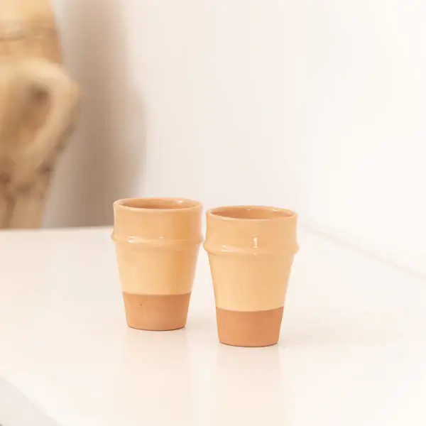 High crafty - Wholesale Coffee Mug - Ceramic Terracotta Mug | Powder Pink – Handmade Moroccan Cla0