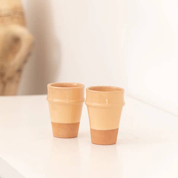 High crafty - Wholesale Coffee Mug - Ceramic Terracotta Mug | Powder Pink – Handmade Moroccan Cla