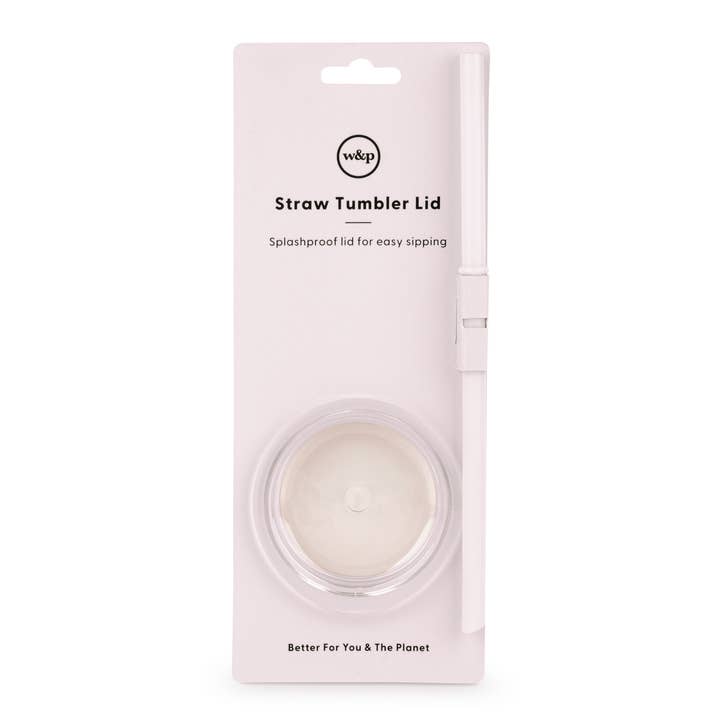 W&P - Wholesale Drink Lids - Straw Attachment Accessory Lid for Insulated Tumbler