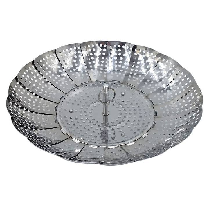 Kitchen Supply Wholesale - Wholesale Kitchen Tool/Gadget - Stainless Steel Collapsible Vegetable Steamer, Small
