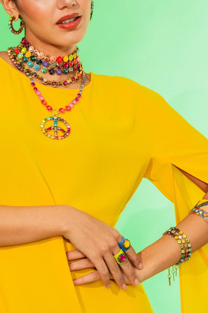 TOVA - Wholesale Link & Chain Necklace - Link Necklace in Candy Crush2