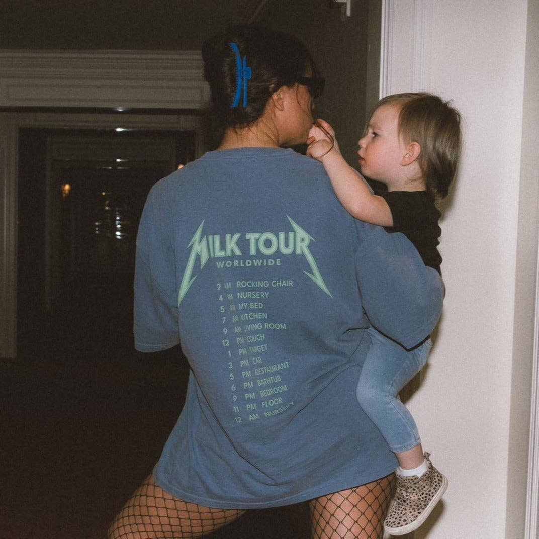 The Little Milk Bar - Wholesale Screen Printed T-Shirt - Women's - Milk Tour™ Tee0