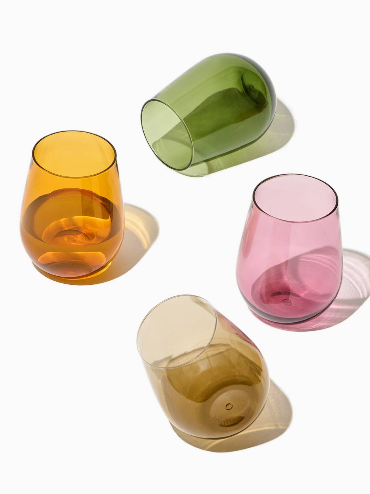 TOSSWARE - Wholesale Wine Glass - TOSSWARE RESERVE 16oz Stemless Wine Set of 4, Color Tritan