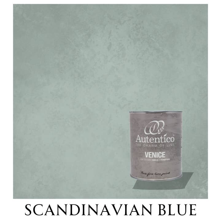Scandinavian Blue Venice Lime Paint Size: 1 Quart for wholesale by Autentico USA