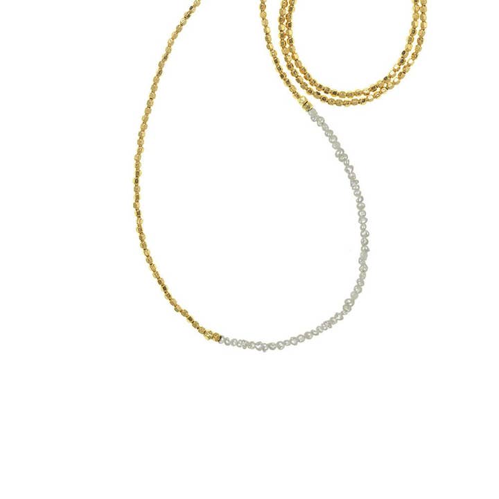 Catherine Weitzman - Vendita all'ingrosso Collane di perline/perle - Collana lunga con pietre preziose sbiadite, gioiello con perline, prodotto alle Hawaii2